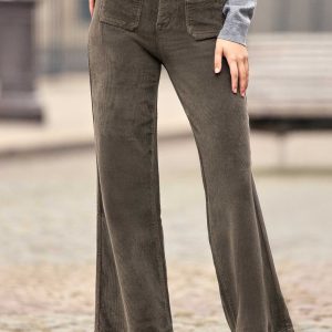 Atlanty - Pantalon large en velours