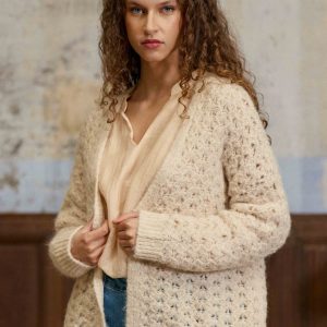 Milene - Gilet en maille ajouré