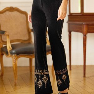 Palmera - Pantalon flare en velours