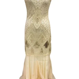Années 20 Robe Champagne