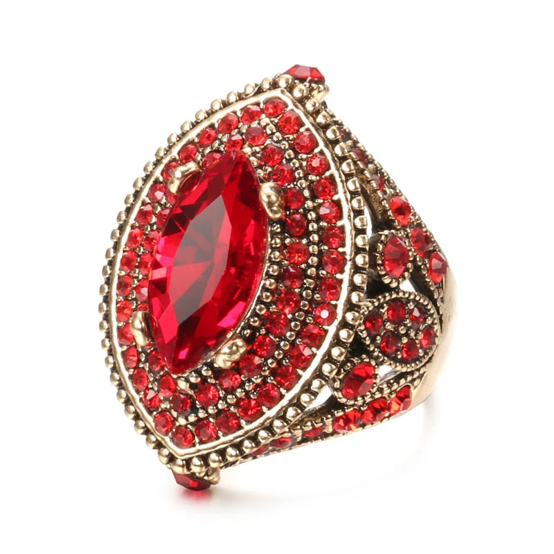 Bague Vintage Rouge – Image 2