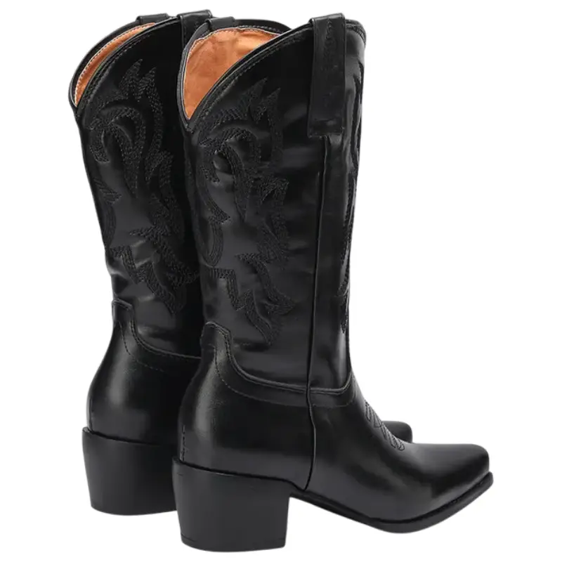 Bottes Cowboy Noires – Image 4