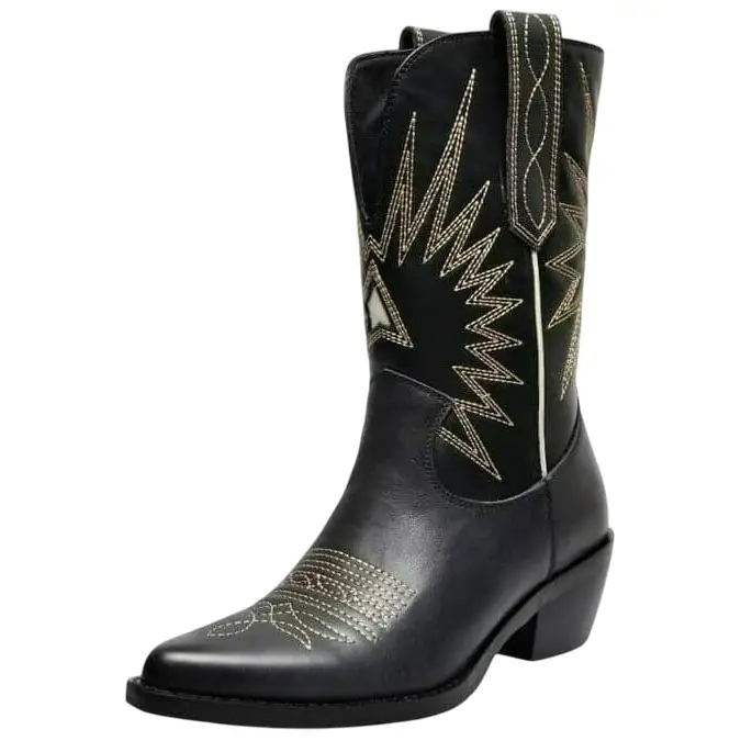 Bottes Cowboy en Cuir pour Femme