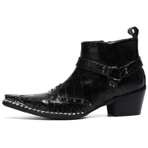 Bottines Cowboy en Cuir