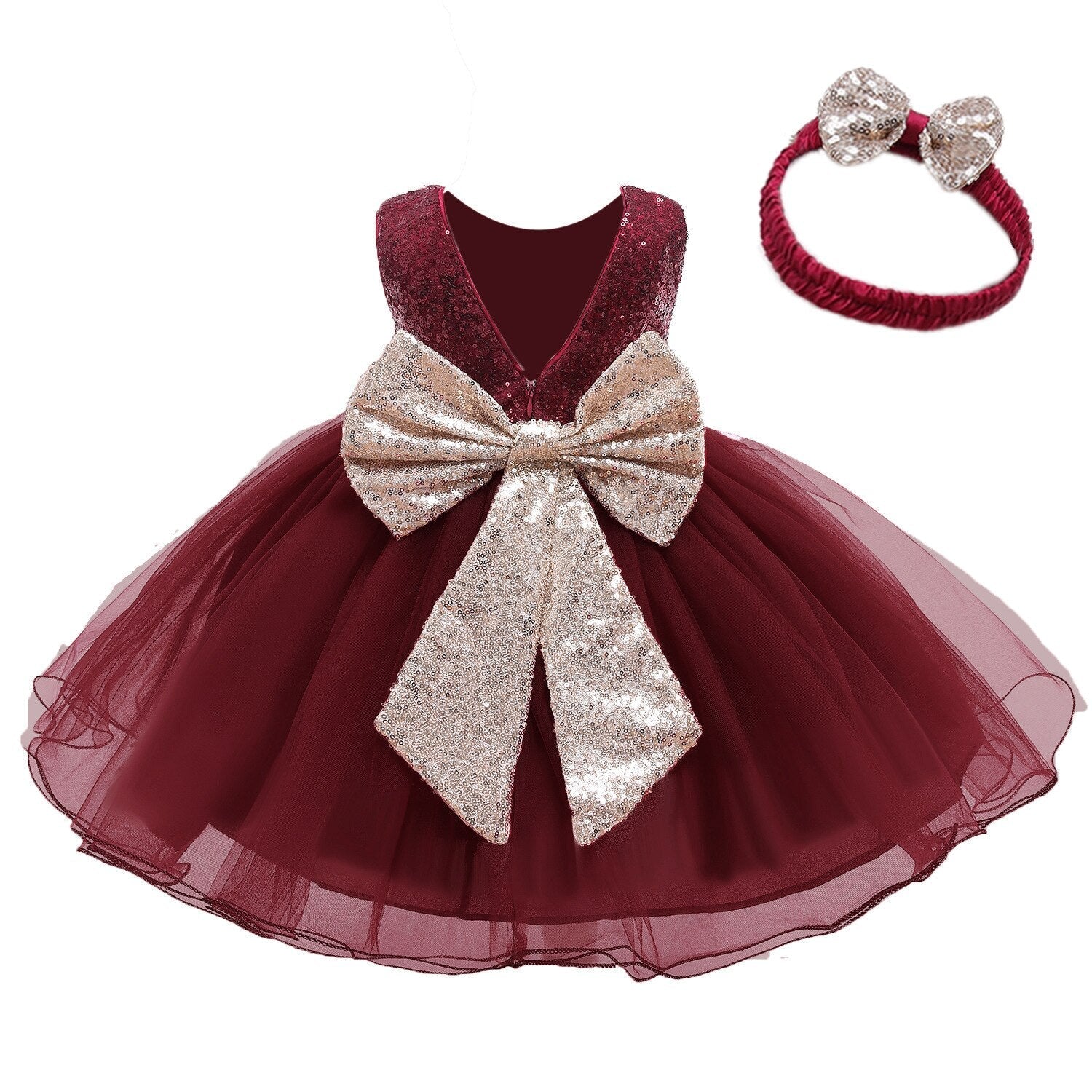 Ceremonie Robe De Bapteme Princesse Bébé – Image 5