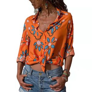 Chemise A Fleur Vintage Femme