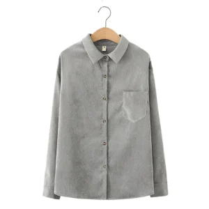 Chemise daim beige femme vintage