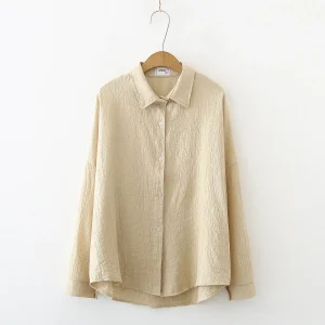 Chemise Manche Longue Vintage Femme
