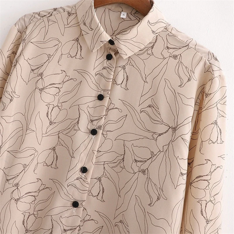 Chemise Motif Vintage Femme – Image 7