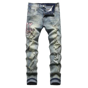 Jean Homme Délavage Vintage