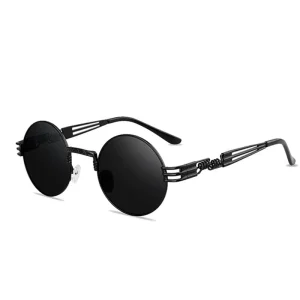 Lunettes de soleil rondes vintage femme