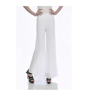 Pantalon Vintage Blanc Femme