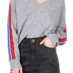 Pull femme effet vintage