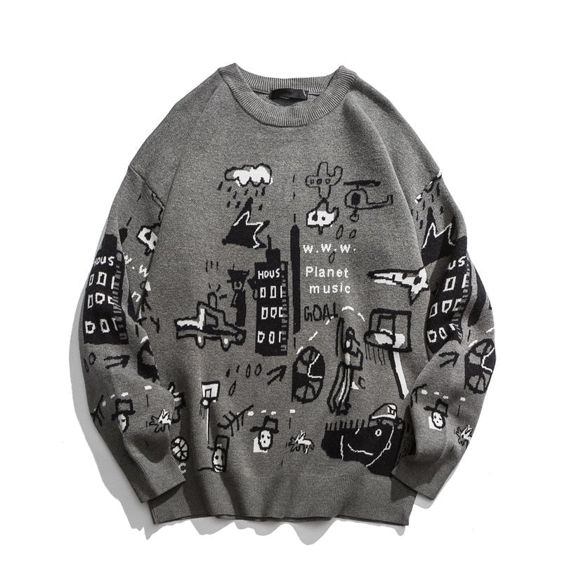 Pull Style Vintage Homme