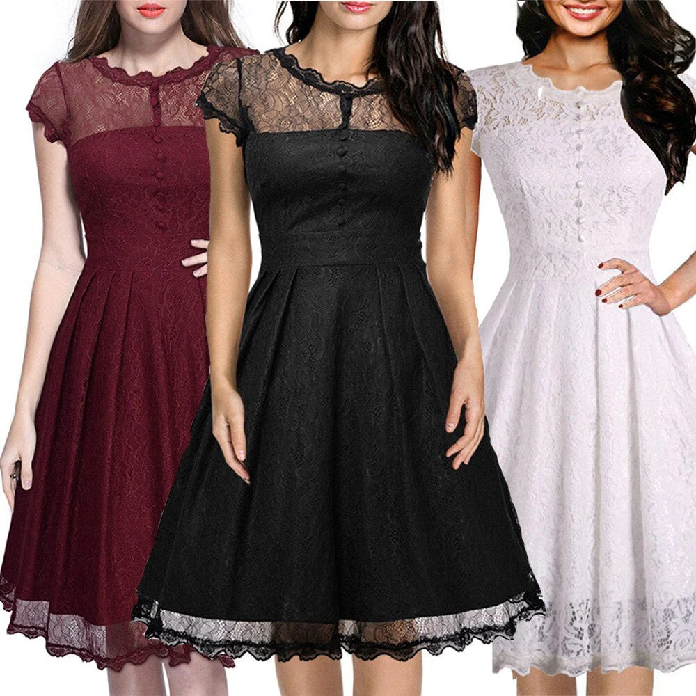 Robe Année 80 Blanche – Image 5