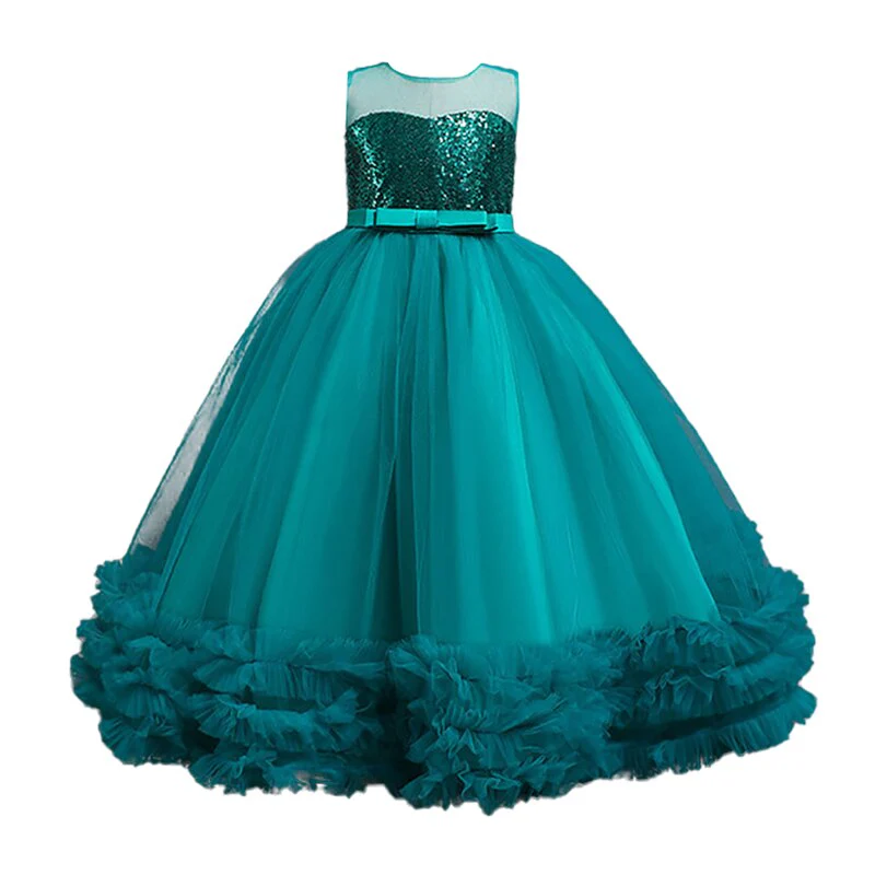 Robe Cérémonie Princesse Fille 5 6 Ans Tulle – Image 5