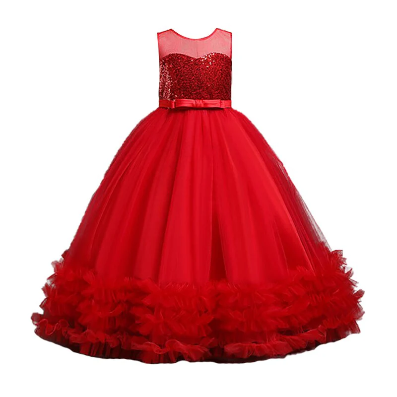 Robe Cérémonie Princesse Fille 5 6 Ans Tulle – Image 3