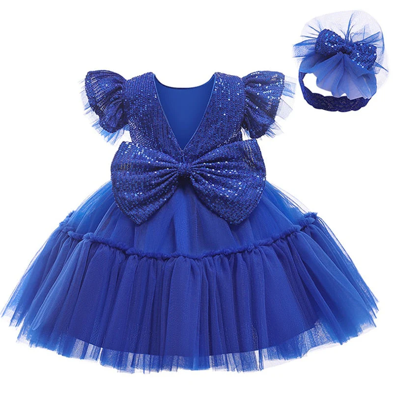 Robe De Bapteme Bébé Fille Princesse – Image 6