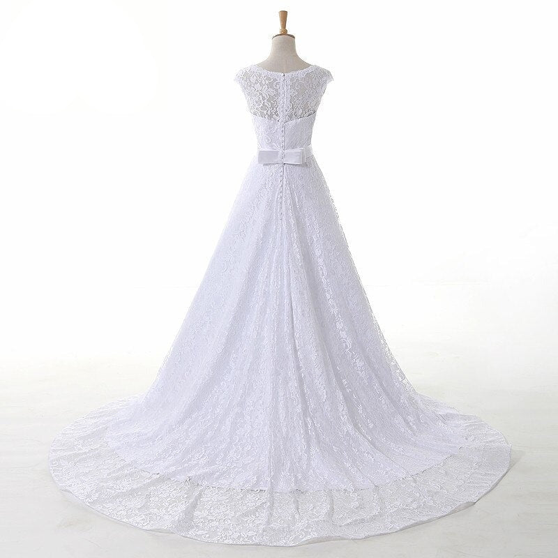 Robe De Mariée Bustier Dentelle Princesse – Image 5