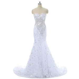 Robe De Mariée Princesse Bleu Et Blanc