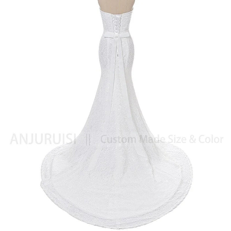 Robe De Mariée Princesse Dentelle Dos Nu – Image 4