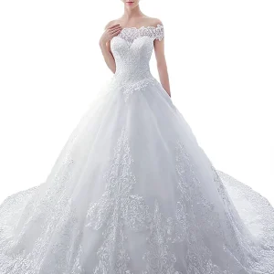 Robe De Mariée De Princesse Epaule