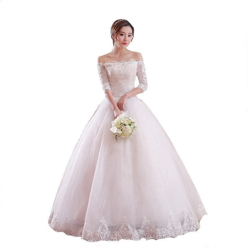 Robe De Mariée Princesse Vintage – Image 2