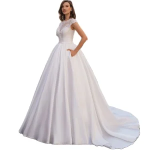Robe De Mariée Satin Princesse