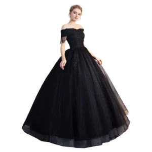 Robe De Princesse Noire