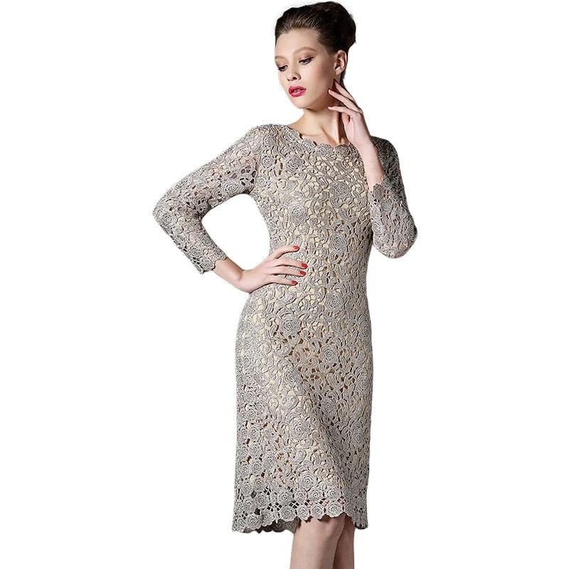 Robe dentelle année 30