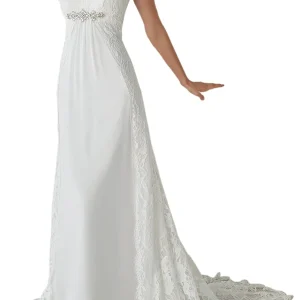 Robes De Mariée Princesse A Manches Courtes