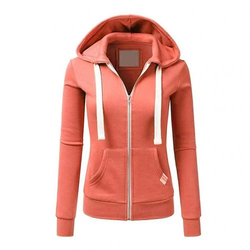 Sweat capuche zippé femme vintage – Image 7