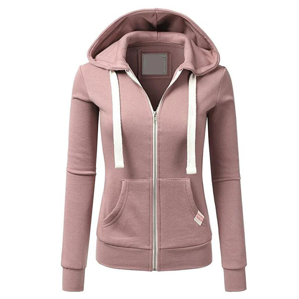 Sweat capuche zippé femme vintage