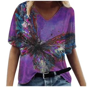 T Shirt Large Vintage Femme