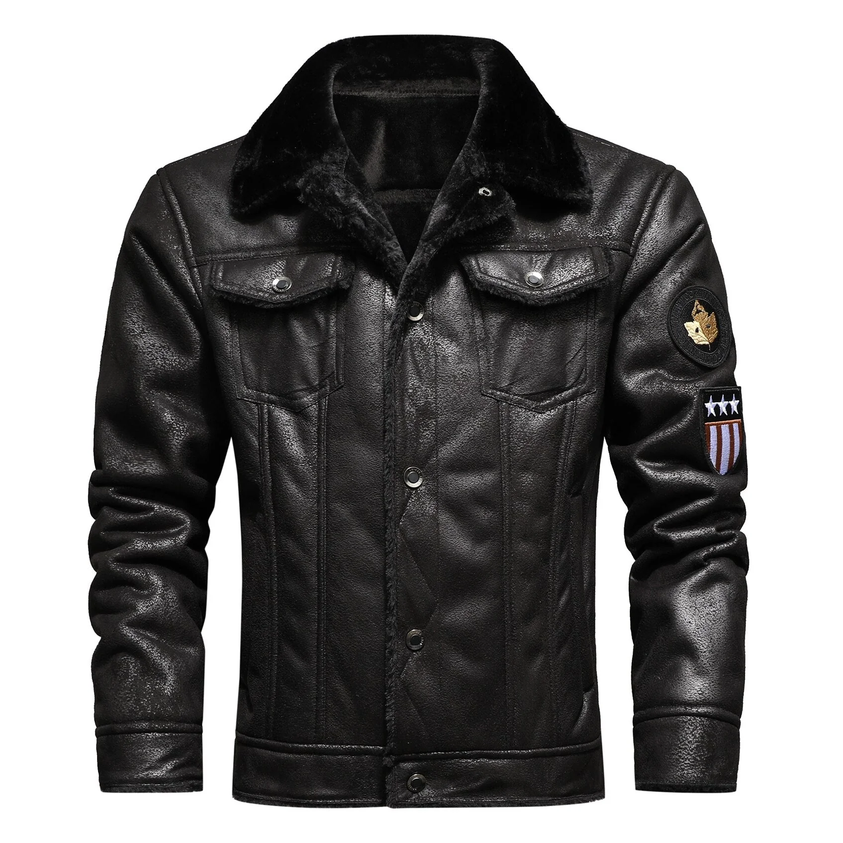 Veste Homme Cuir Vintage – Image 3