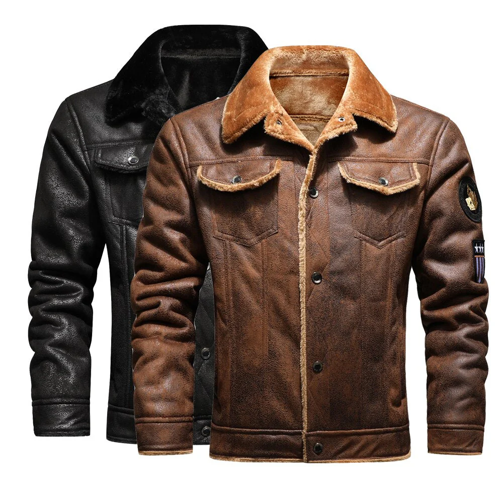 Veste Homme Cuir Vintage – Image 4