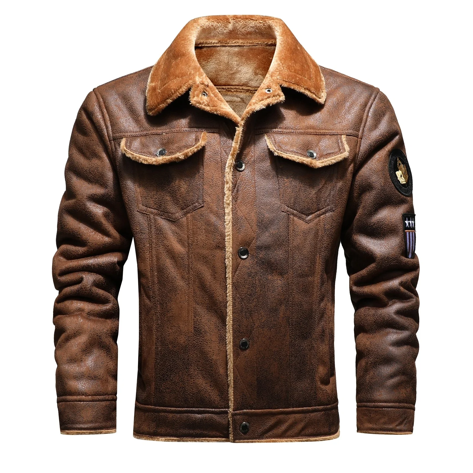 Veste Homme Cuir Vintage – Image 2