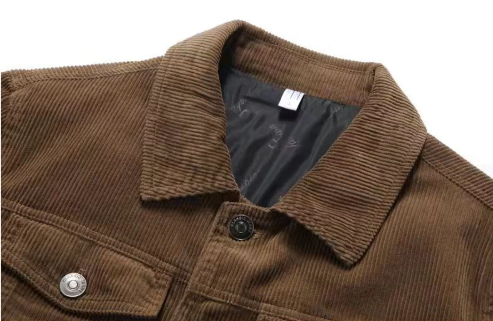 Veste Velours Cotelé Homme Vintage – Image 3